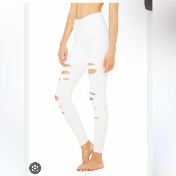 ALO Yoga Pants - Alo Yoga High Waist Ripped Warrior Legging